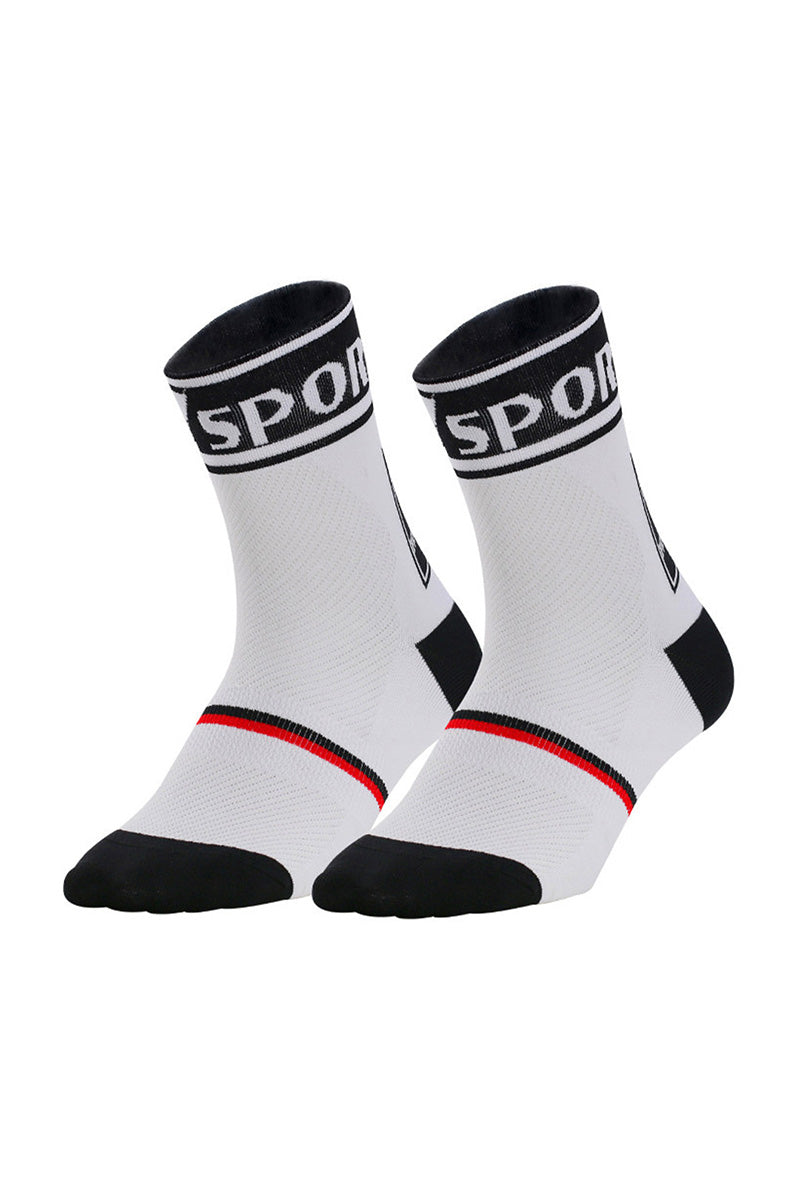 Cycling Running Basketball Breathable Mid-Calf Socks