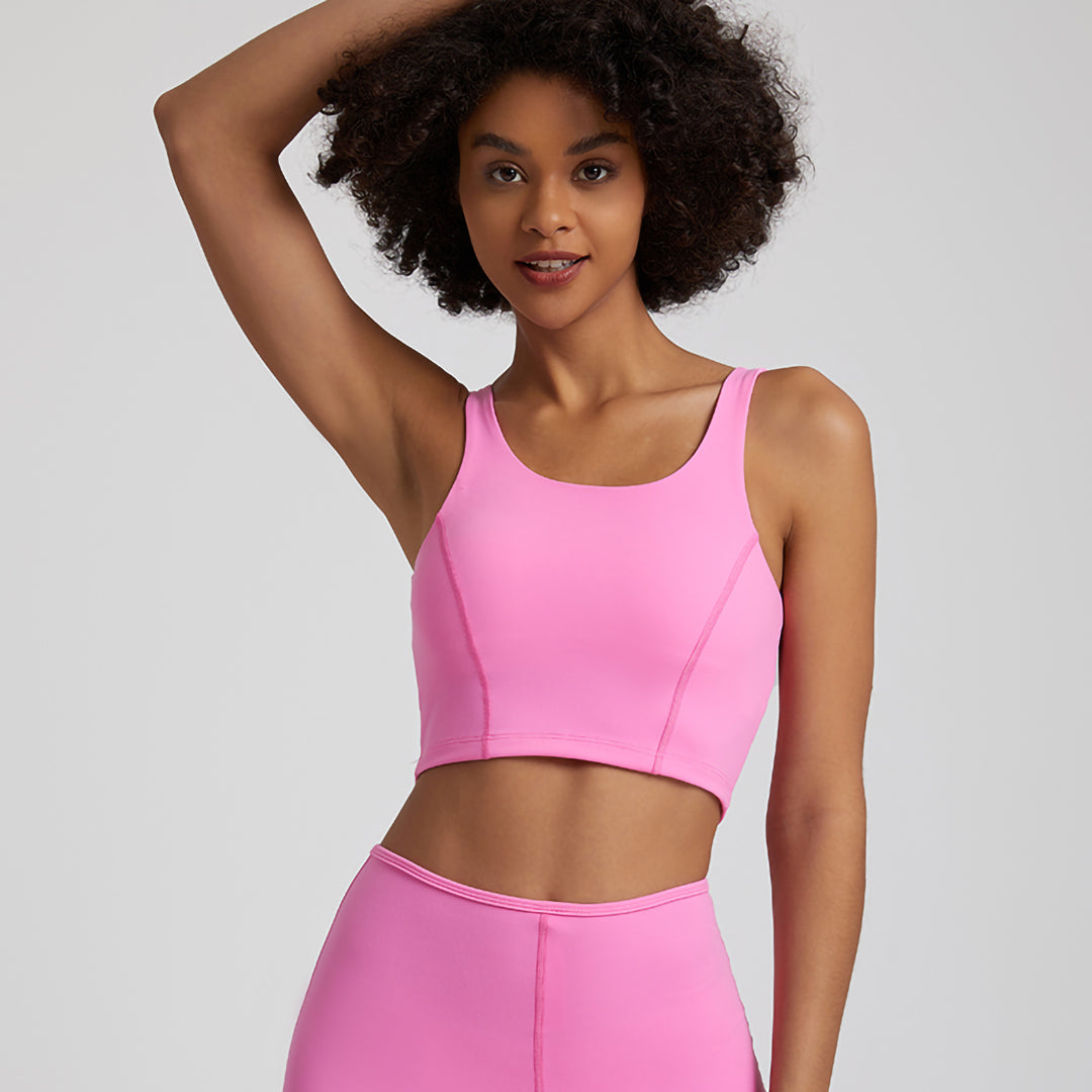 Décolleté en U uni Soutien-gorge de sport hautement extensible