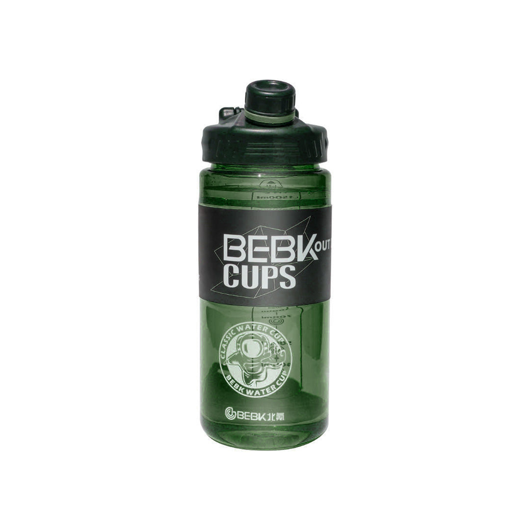 Outdoor Fitness Sports Water Bottle With Straw Cup