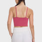 Nude Ultra-Soft Thin Straps Fitness Crop Top