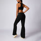 Slimming halterneck bra & sport pants yoga sets