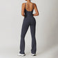 Ultra-soft One-Piece Tight Backless Fitness Jumpsuits