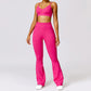 Back cross bra long pants sport sets