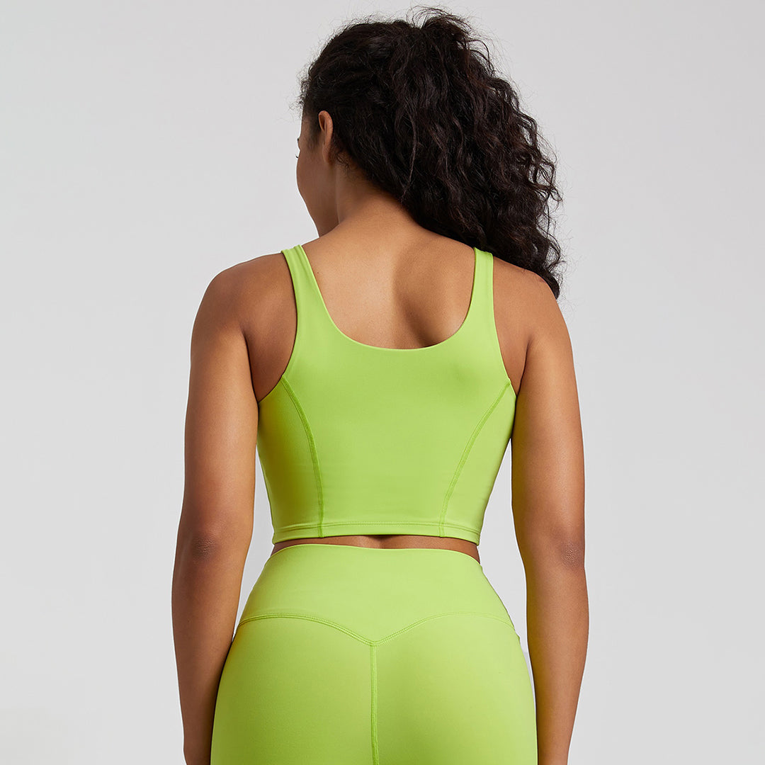 Décolleté en U uni Soutien-gorge de sport hautement extensible