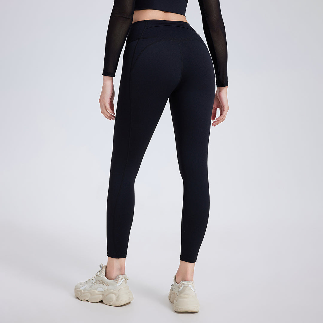 High-waisted hip-lift sports quick-drying leggings