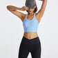 Solid halterneck sports bra