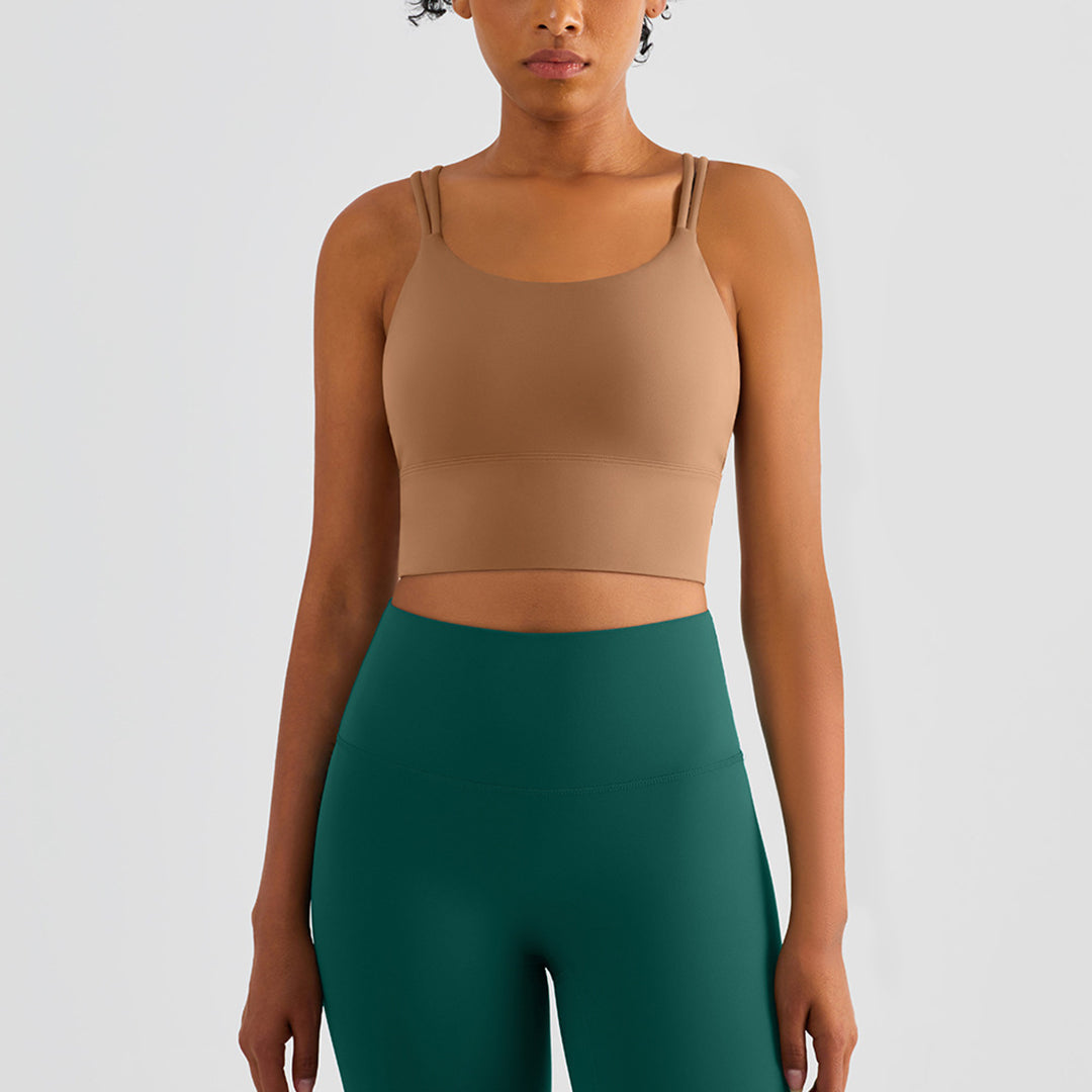 Solid Color Sports Bra