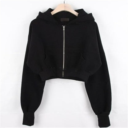 Classic Casual Fleece Zip Hoodie