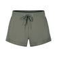 Lace-up solid colour shorts