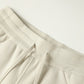 High Waisted Loose Drawstring Straight Leg Thickened Warm Pants