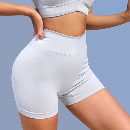 Seamless yoga skinny shorts