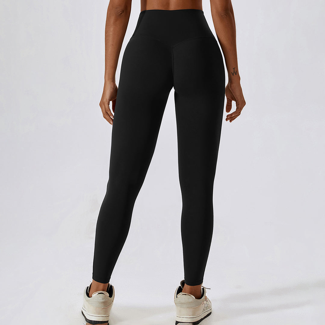 High-rise hip lift and tummy sports leggings