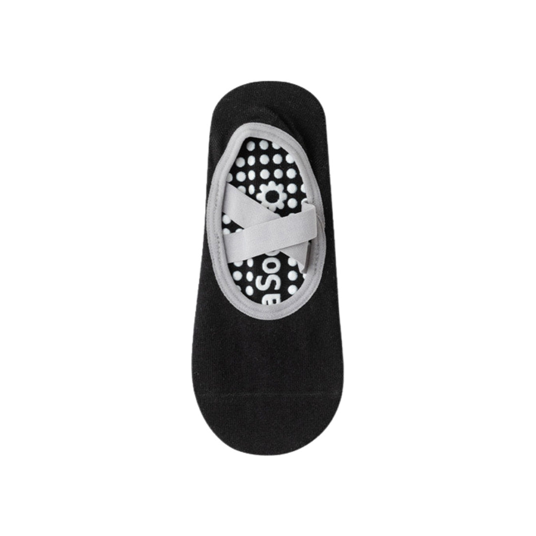 Fitness Non Slip Cross Strap Yoga Dance Floor Socks