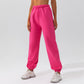 Solid color straight casual jogging sweatpants