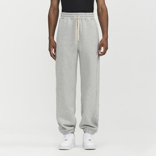 Velvet casual sports straight sweatpants