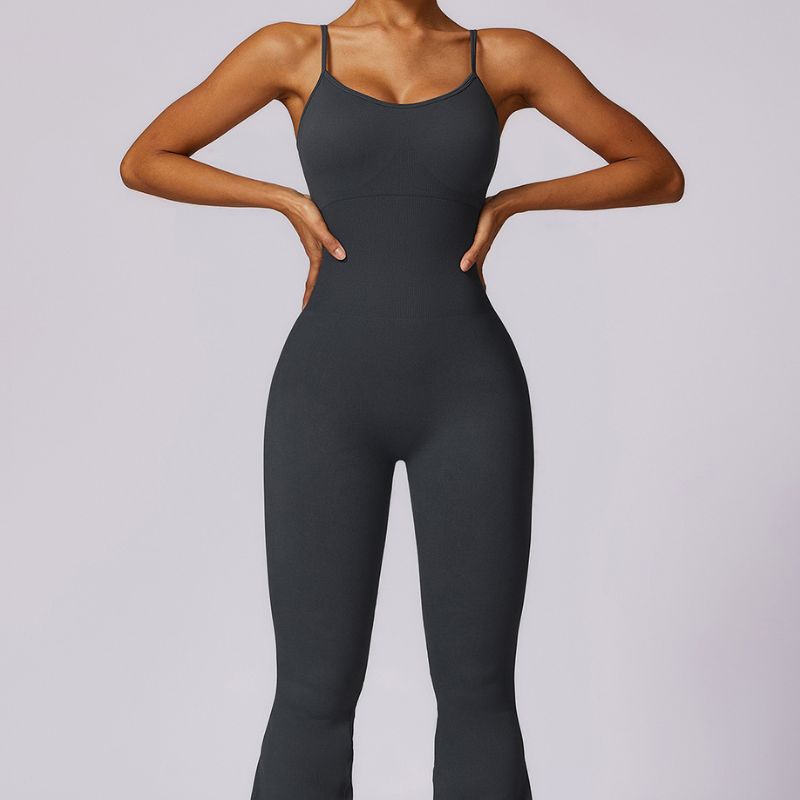 Shoulder straps Quick-drying fitness jumpsuits