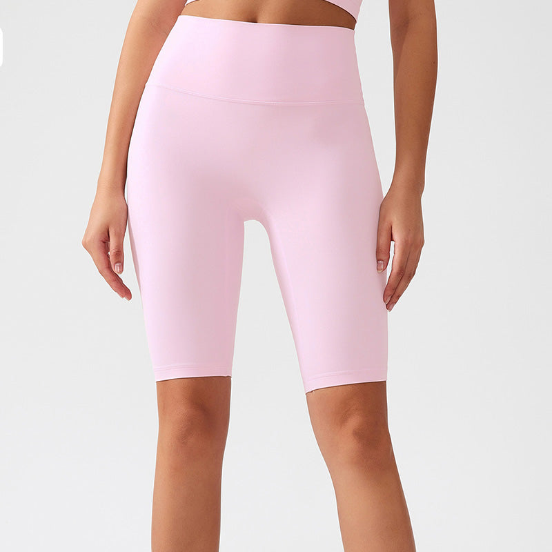 Free size one-size-fits-all nude butt lifting and shaping sports fitness Bike Shorts