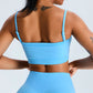 Seamless slimming bandeau sports yoga bra