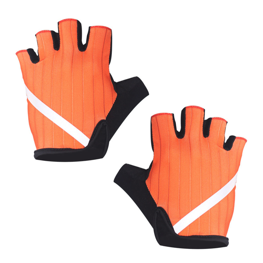 Reflective Cycling Sports Breathable Outdoor Half Finger Gloves