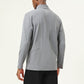 Men's Fitness Stand Collar Long Sleeve Top