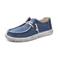 Large Size Casual Shoes Canvas Loafers Men Driving Shoes