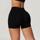 Ultra-Soft Breathable V-Cross High Waist Shorts