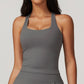 Skinny Quick Dry U Neck Yoga Tank Top