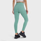 High-waisted hip-lifting stretch fitness leggings