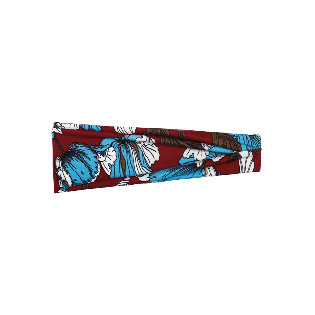 Wide Edged Printed Yoga Headscarf