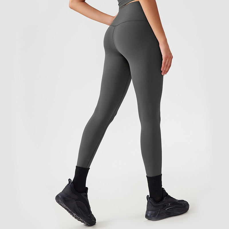 Free size one-size-fits-all nude butt lifting and shaping sports fitness Leggings