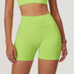 Seamless Quick-Dry High-Waisted Sport Shorts