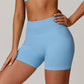 Seamless Quick-Dry High-Waisted Sport Shorts