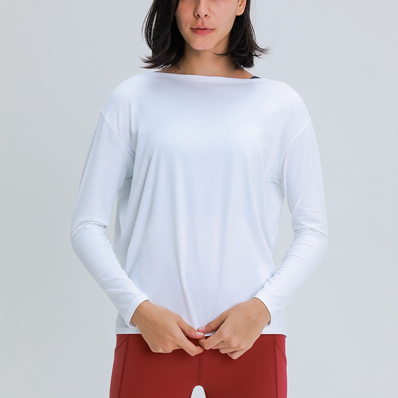 long sleeve loose casual t-shirt