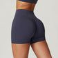 Ultra-Soft Breathable V-Cross High Waist Shorts