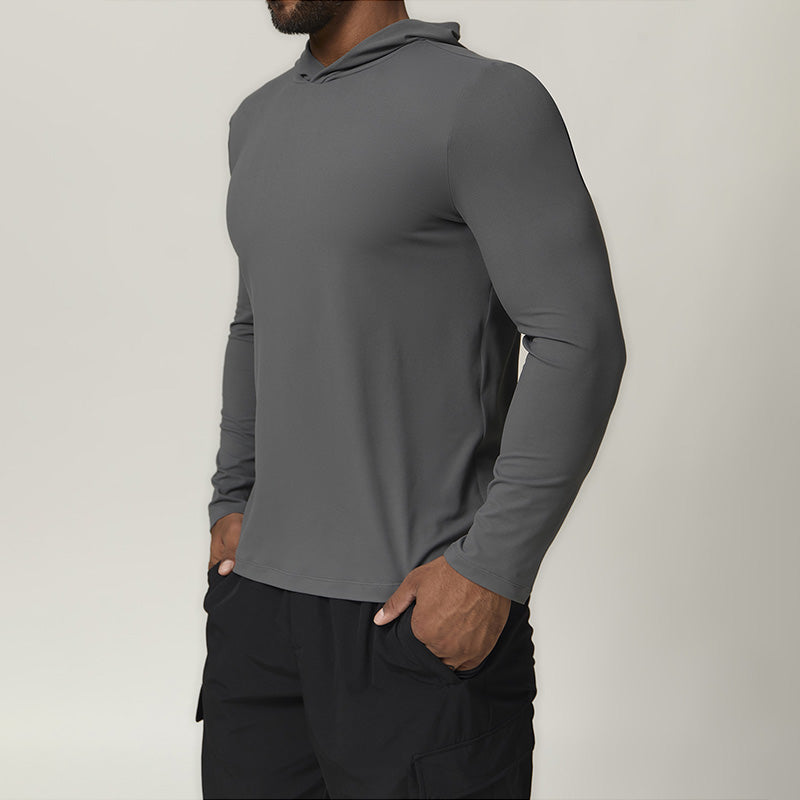 Men's Hooded Fitness Sports Citywalk Long Sleeve