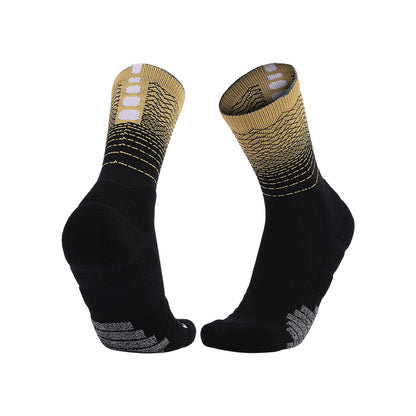 Sports Sweat-Absorbent And Breathable Mid-Calf Socks