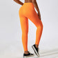 Seamless sports high waist fitness leggings