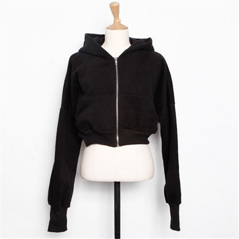 Casual Zip Fleece Sports Hoodie