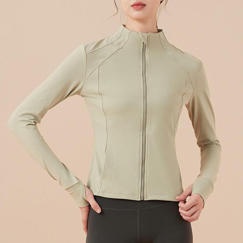 Veste de sport cardigan zippée décontractée