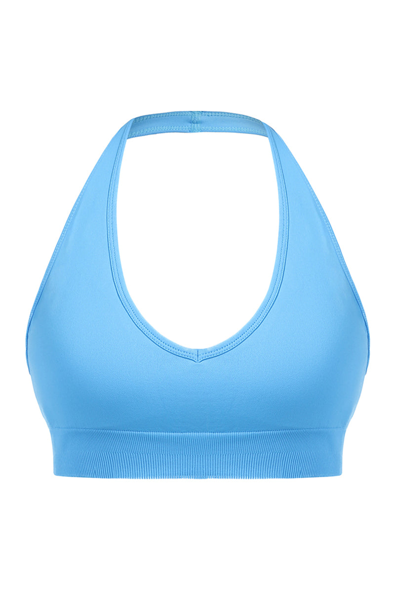 Seamless yoga running sports bras