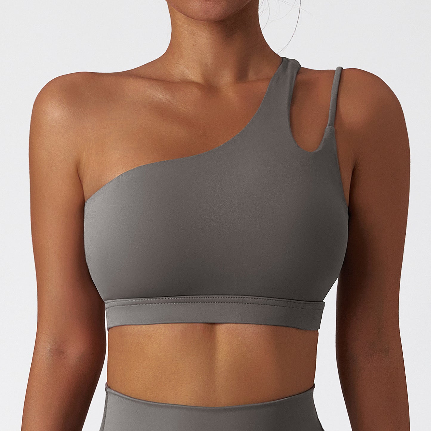 Irregular cross-body straps Sport Bra