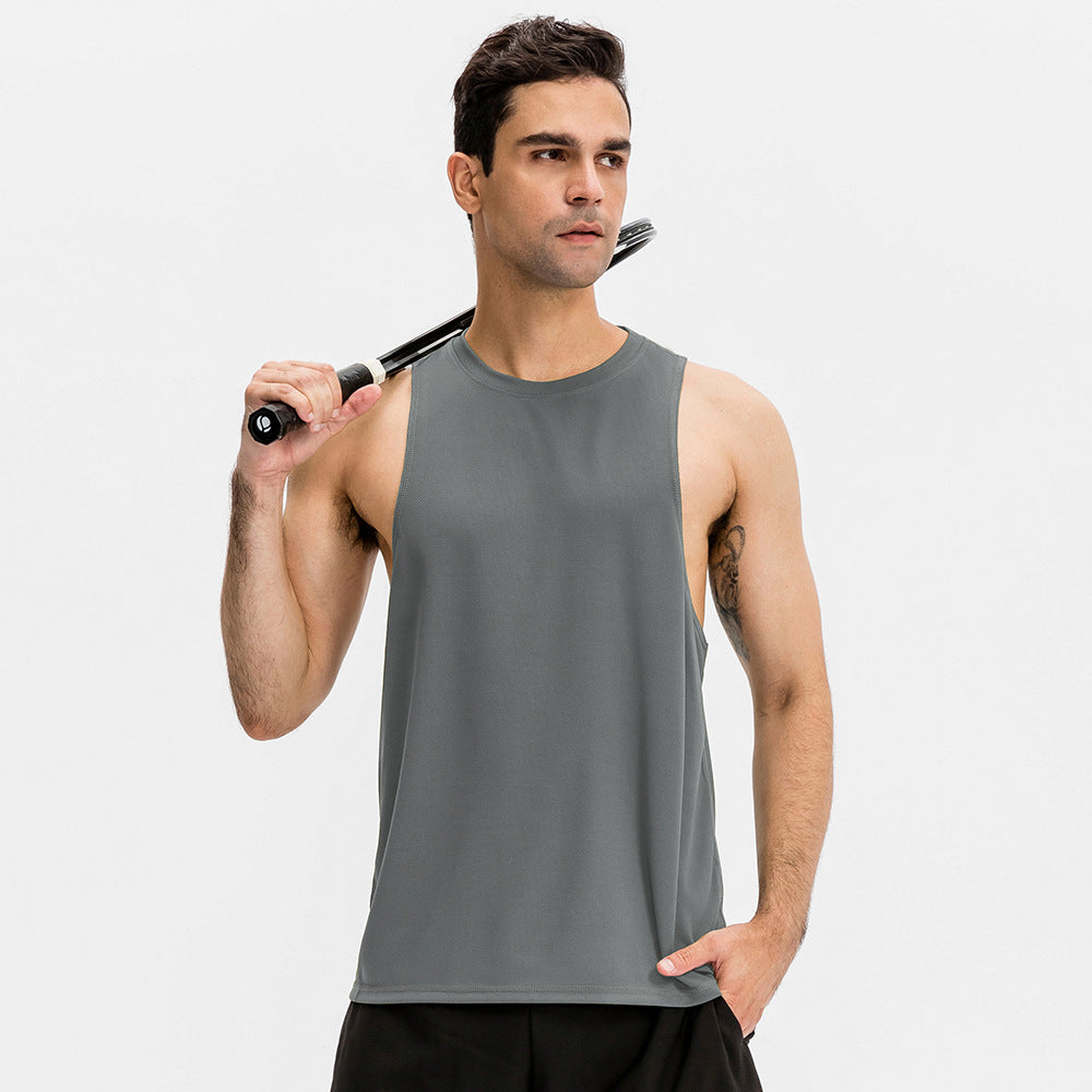 Men's casual fitness basketball sleeveless top