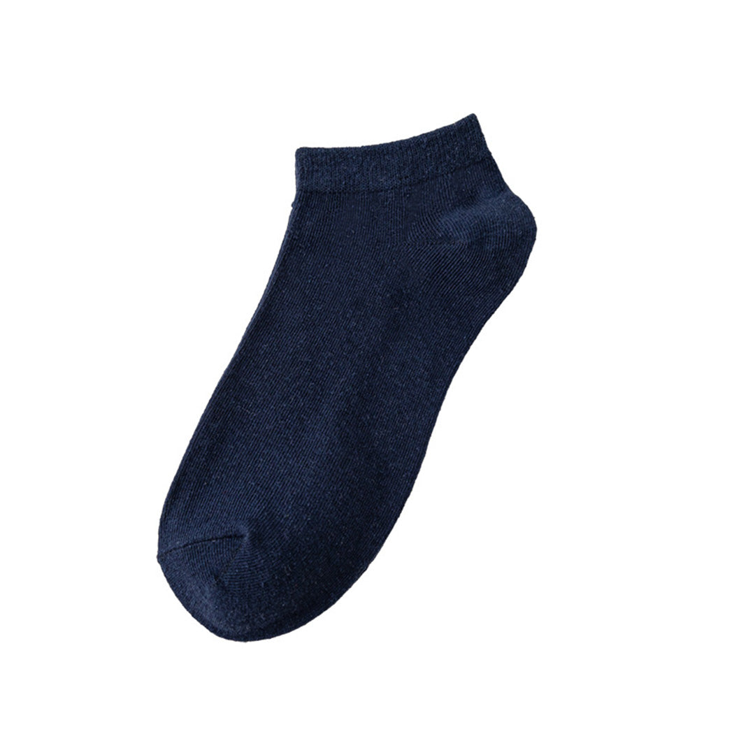 Solid Color Socks Sweat Absorbent Low Cut Casual Socks