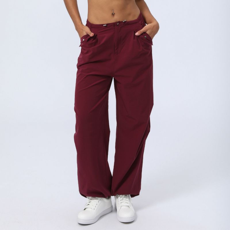 High-waisted quick-drying sports trousers