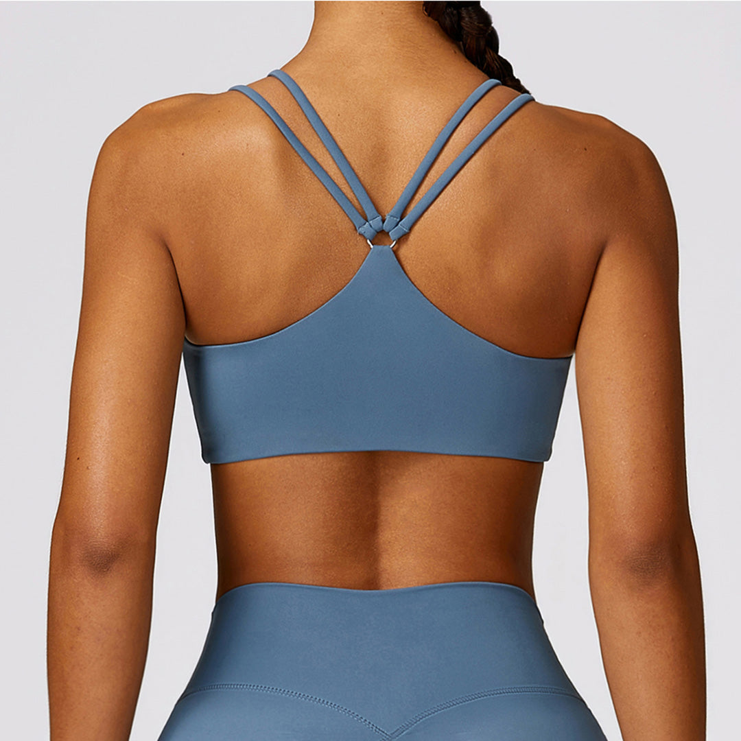 Skinny suspender sport quick-drying running bra