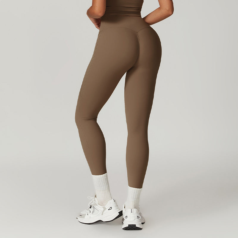 Quick-Dry Nude Fitness Sports High-Waist Legging