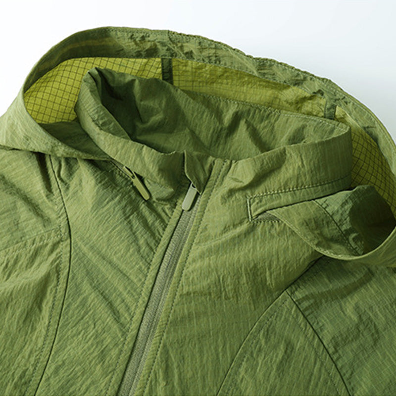 Stand collar windproof outdoor Convertible jacket