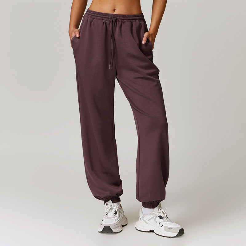 Casual Sports High waist Elastic Leg Sweatpants