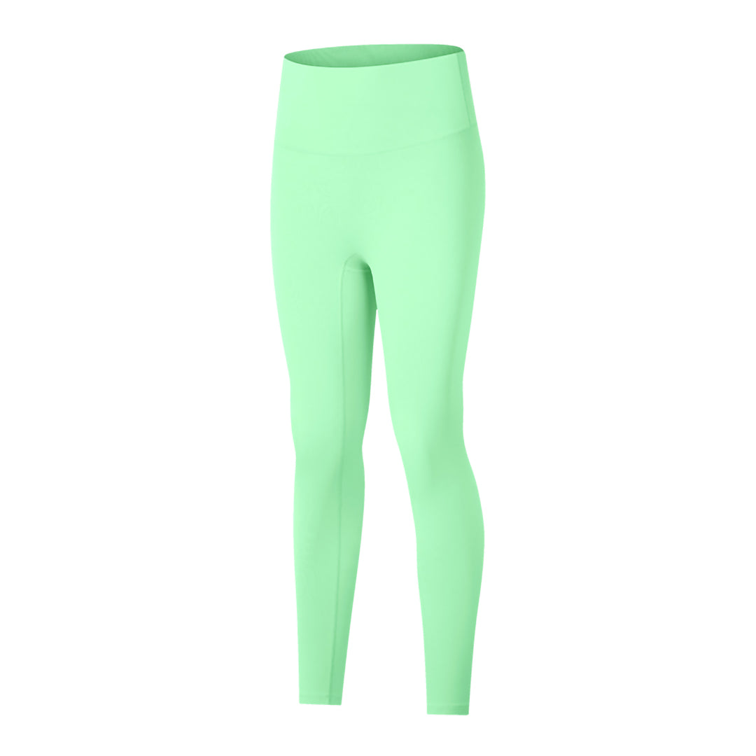 Legging de sport hautement extensible de couleur unie