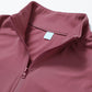 Breathable Solid Color Half Zipper Sports Tops